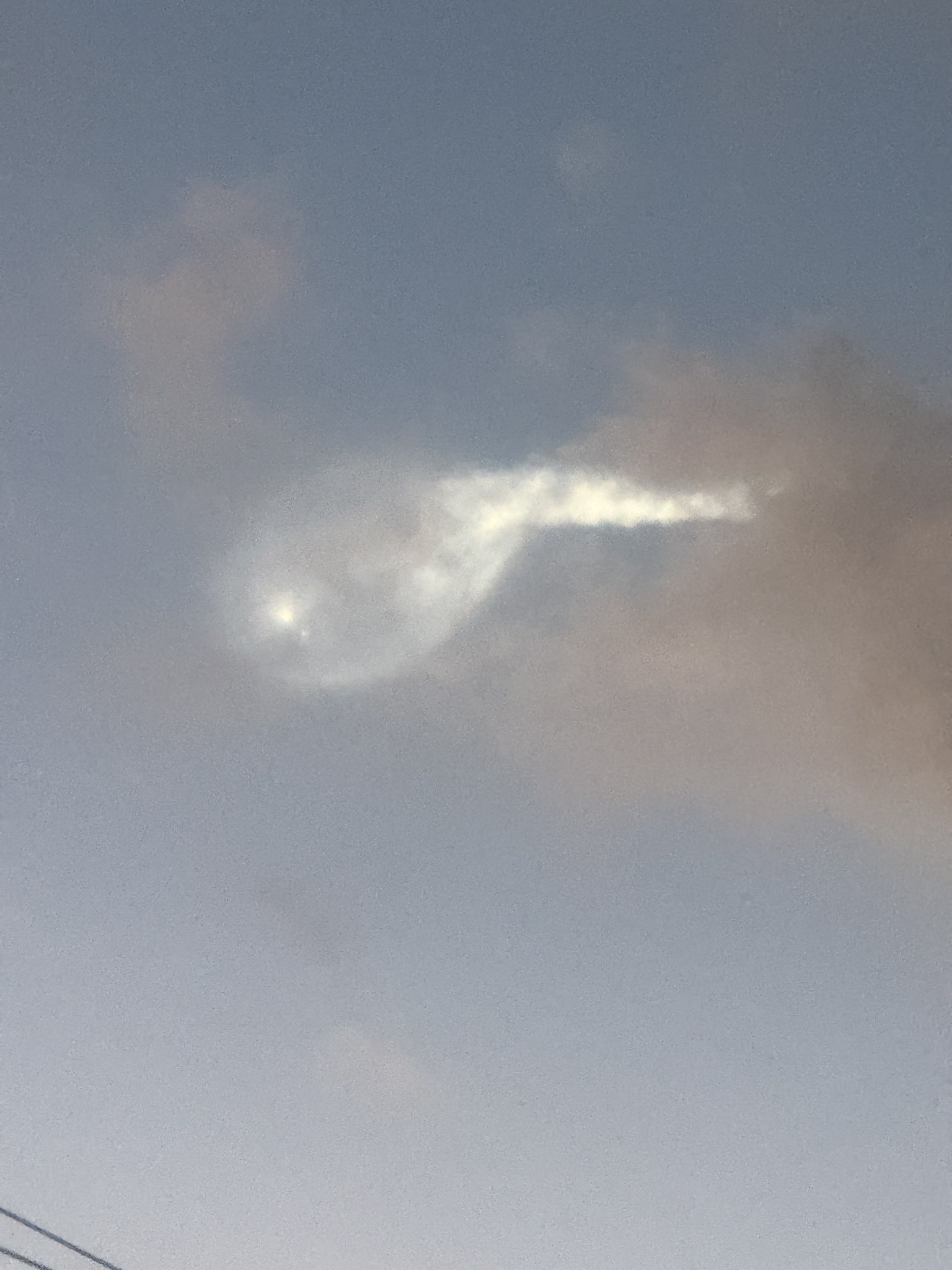 Space x take off.